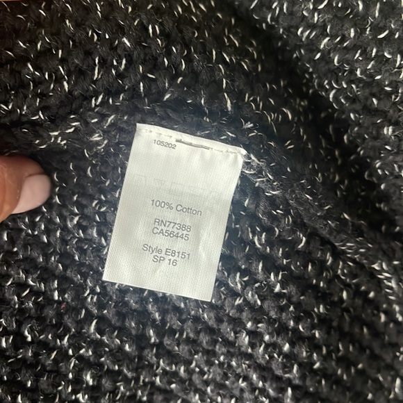 MADEWELL Memento Fringe Open Cardigan Sweater Blogger Favorite Black Size XS - Picture 5 of 9